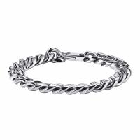 Titanium Steel Bracelet plated curb chain & for man 10mm Length Approx 220 mm Sold By PC