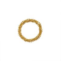 Anillo de dedo de Titantium Acero, Partículas de acero, 18K chapado en oro, diverso tamaño para la opción & para mujer, 3mm, Vendido por UD