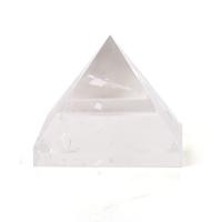 Clear Quartz Pyramid Decoration, Pyramidal, polished, Natural, white, Sold By PC