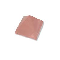 Rose Quartz Piramis dekoráció, csiszolt, rózsaszín, Által értékesített PC