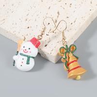 أقراط عيد الميلاد, سبائك الزنك, مع الراتنج, تصميم عيد الميلاد & مجوهرات الموضة & للمرأة, تباع بواسطة زوج