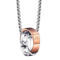 Titanium Steel Necklace, with 3mm extender chain, plated, box chain & different styles for choice & for man, more colors for choice, 18x20mm, Length:Approx 23.62 Inch, Sold By PC