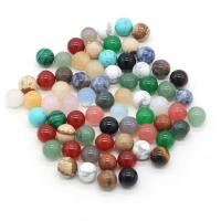 Mixed Gemstone Beads, Natural Stone, Round, natural, DIY & no hole, more colors for choice, 8mm, 50PCs/Bag, Sold By Bag