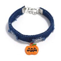 Zinc Alloy Bracelet Pumpkin Unisex & Halloween Jewelry Gift & enamel Sold By PC