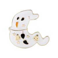 Zinc Alloy Brooch Cartoon plated Unisex & Halloween Jewelry Gift Sold By PC