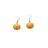 Zinc Alloy Drop Earrings plated Halloween Jewelry Gift & for woman & enamel 3-6cm Sold By Pair