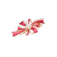 Hair Barrettes Zinc Alloy & for woman & enamel & with rhinestone Sold By PC