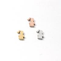 Stainless Steel Pendants Girl polished DIY Approx 2mm Sold By PC