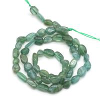 Apatite Perle, Unregelmäßige, natürlich, DIY, grün, 6-8mm, verkauft per 38 cm Strang