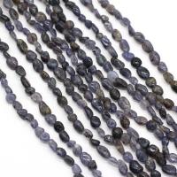 Iolite Beads, irregular, natural, DIY, purple, 6-8mm, Sold Per 38 cm Strand