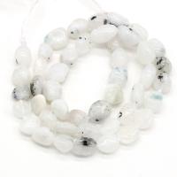 Energiestein Perle, Unregelmäßige, natürlich, DIY, gemischte Farben, 6-8mm, verkauft per 38 cm Strang