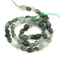 Natural Quartz Jewelry Beads, Rutilated Quartz, irregular, DIY, mixed colors, 6-8mm, Sold Per 38 cm Strand
