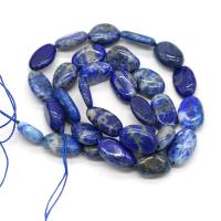 Lapislazuli Perlen, Unregelmäßige, natürlich, DIY, blau, 10-12mm, verkauft per 38 cm Strang
