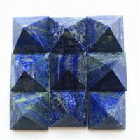 Lapis lazuli Décoration pyramide, Pyramidal, poli, bleu, Vendu par PC