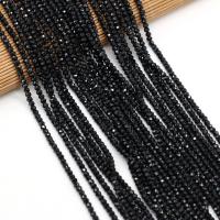 Black Spinel Beads, Abacus, natural, DIY & faceted, purple, 3x4mm, Sold Per 38 cm Strand