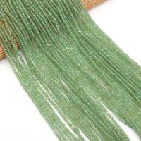 Gemstone Jewelry Beads, Celadonite, Abacus, DIY & faceted, green, 2x3mm, Sold Per 38 cm Strand