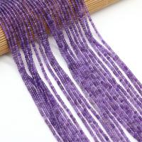 Natural Amethyst Beads Abacus DIY & faceted purple Sold Per 38 cm Strand