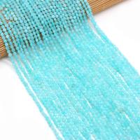 Natural Amazonite Beads ​Amazonite​ Flat Round DIY & faceted light blue 4mm Sold Per 38 cm Strand