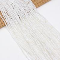 Natural Moonstone Beads, Abacus, DIY & faceted, white, 2x3mm, Sold Per 38 cm Strand