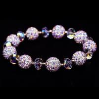 Crystal Bracelets, for woman & with rhinestone, Length:Approx 15.8-17.2 cm, Sold By PC