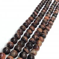 Natural Tiger Eye Beads, Round, polished, DIY, mixed colors, Sold Per 38 cm Strand