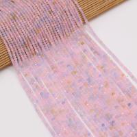 Morganit Bead, Abacus, du kan DIY & facetteret, lilla pink, 2x3mm, Solgt Per 38 cm Strand
