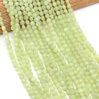 Natural Aventurine Beads, Green Aventurine, Flat Round, DIY & faceted, light green, 6mm, Sold Per 38 cm Strand