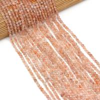 Sunstone Beads, Flat Round, DIY & faceted, mixed colors, 4mm, Sold Per 38 cm Strand