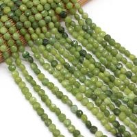 Natural Aventurine Beads, Green Aventurine, Flat Round, DIY & faceted, green, 6mm, Sold Per 38 cm Strand