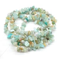 Gemstone Chips, ​Amazonite​, DIY, mixed colors, 3x5-4x6mm, Sold Per 40 cm Strand