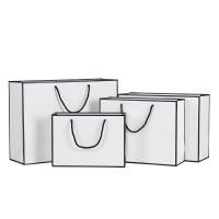 Fashion Gift Bag, Papper, olika storlek för val, vit, Säljs av PC