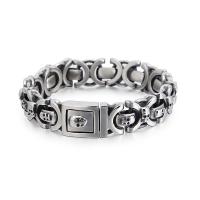 acier inoxydable bracelet, styles différents pour le choix & pour homme, 220mm, Vendu par PC