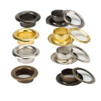 Brass Grommet, different size for choice, more colors for choice, nickel, lead & cadmium free, Sold By Set