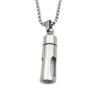 Stainless Steel Perfume Bottle Necklace, plated, fashion jewelry & Unisex & different size for choice, more colors for choice, Sold By PC