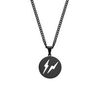 Titanium Steel Necklace, plated, box chain & for man, more colors for choice, 25mm, Length:Approx 23.62 Inch, Sold By PC