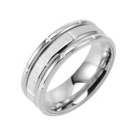 Stainless Steel Finger Ring for Men plated & for man 8mm Sold By PC