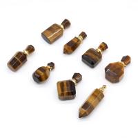 Tiger Eye Perfume Bottle Pendant DIY mixed colors Sold By PC
