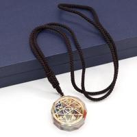 Edelstein Schmuck Halskette, Naturstein, unisex, keine, 35x35x10mm, Länge:70 cm, verkauft von PC