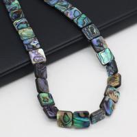 Abalone Shell Beads,  Square, DIY, mixed colors, Sold By PC