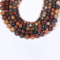 Picasso Jasper Beads, Round, polished, DIY, mixed colors, Sold Per 38 cm Strand