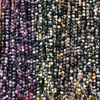 Perles agates, agate feu, Rond, poli, DIY & facettes, plus de couleurs à choisir, Vendu par 38 cm brin