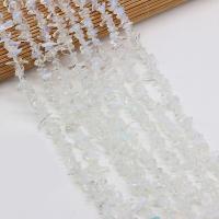Gemstone Chips, Dyed Marble, DIY, clear, 3x5-4x6mm, Sold Per 40 cm Strand