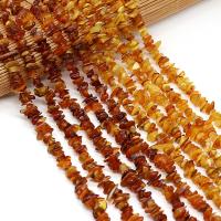 Gemstone Chips Amber DIY 3x5- Sold Per 40 cm Strand