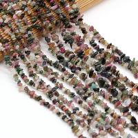 Gemstone Chips Tourmaline DIY mixed colors 3x5- Sold Per 40 cm Strand