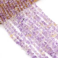 Gemstone Chips Natural Fluorite DIY purple 3x5- Sold Per 40 cm Strand
