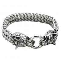 Stainless Steel Jewelry Bracelet, for man, original color, Length:8.66 Inch, Sold By PC