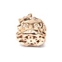 Cubic Zirconia Micro Pave Brass Beads Face micro pave cubic zirconia Sold By PC