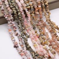Natural Stone Beads, Chips, DIY, more colors for choice, 5-8mm, Sold Per 40 cm Strand