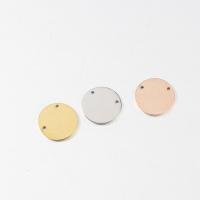 Stainless Steel Connector, Round, plated, DIY, more colors for choice, 13x1.50mm, Hole:Approx 1.3mm, Sold By PC