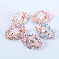 Hair Clip Zinc Alloy fashion jewelry & for woman & with rhinestone Sold By PC